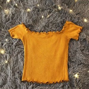 Cute off the shoulder shirt